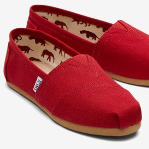 Red Toms Alpargata Canvas Size 8 - Brand New